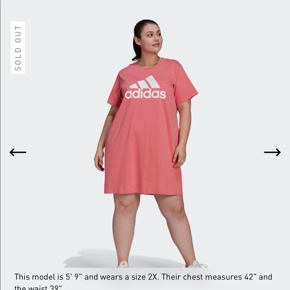 Adidas Dress Essentials Logo Spell out Pink - Picture 1 of 3